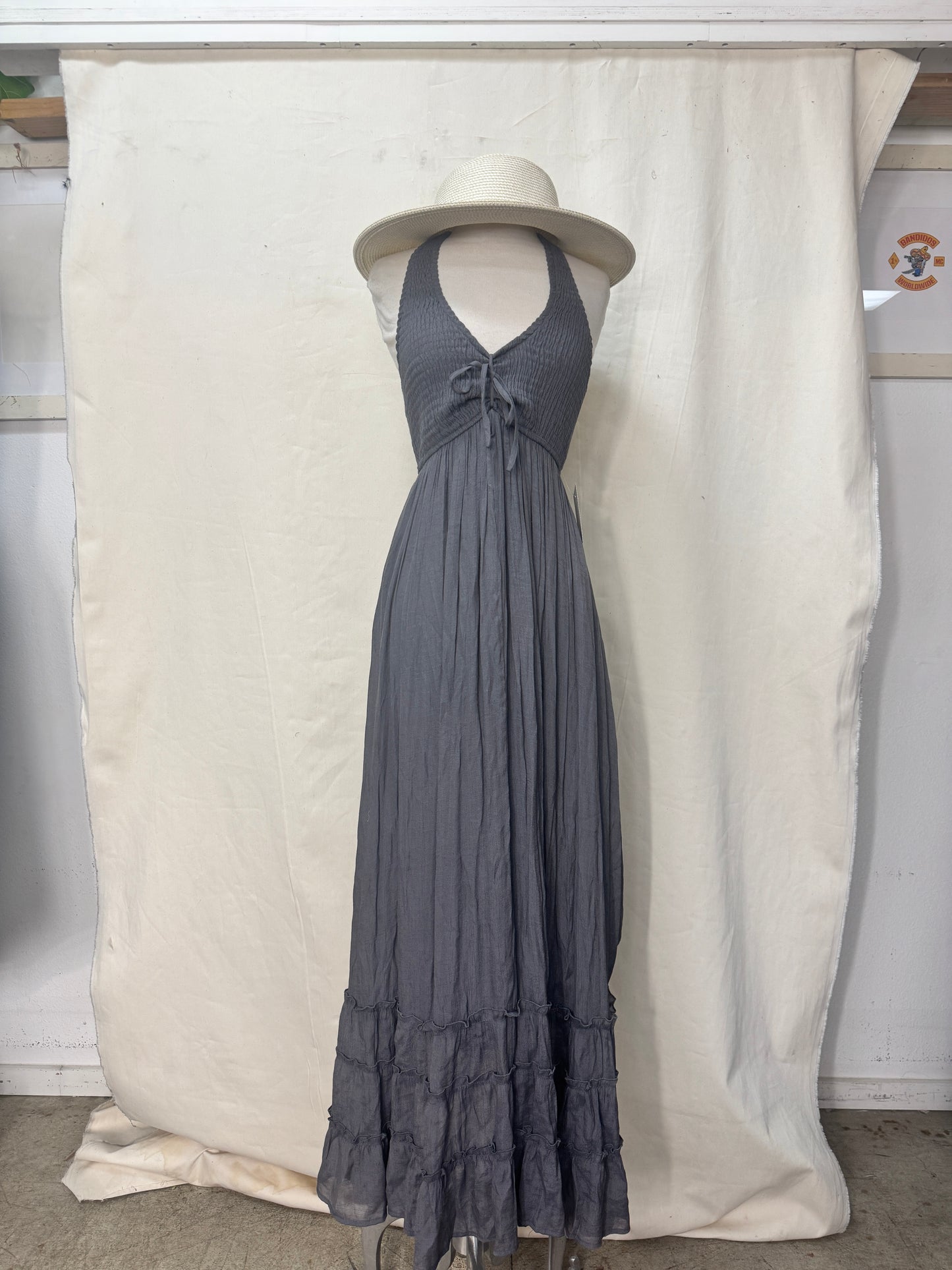 Halter maxi dress