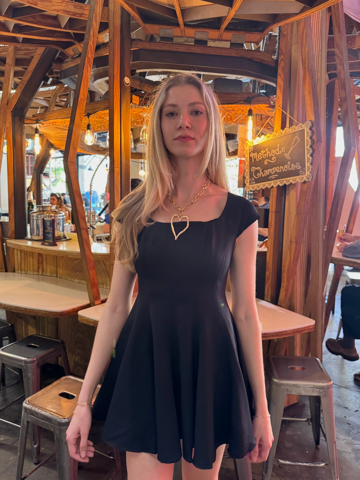 FIT AND FLARE MINI DRESS