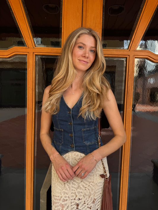 Denim vest