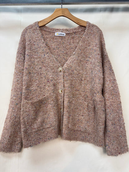 Tasha soft button cardigan