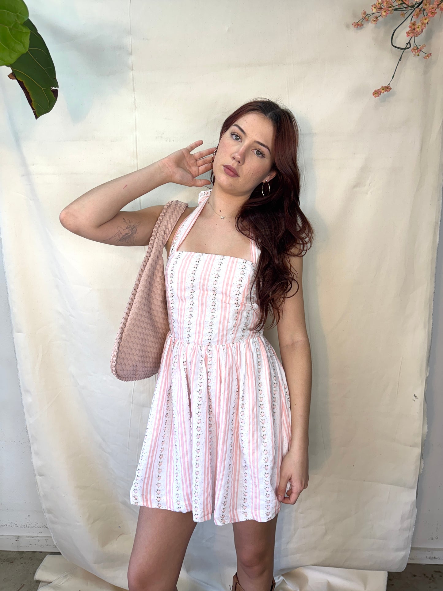 Pink quilt dress