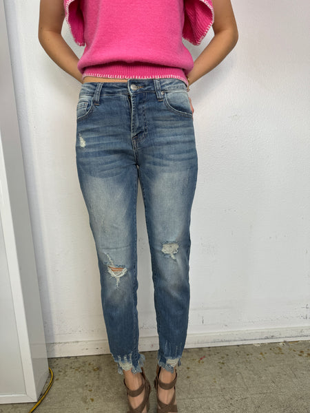 Girlfriend denim jeans