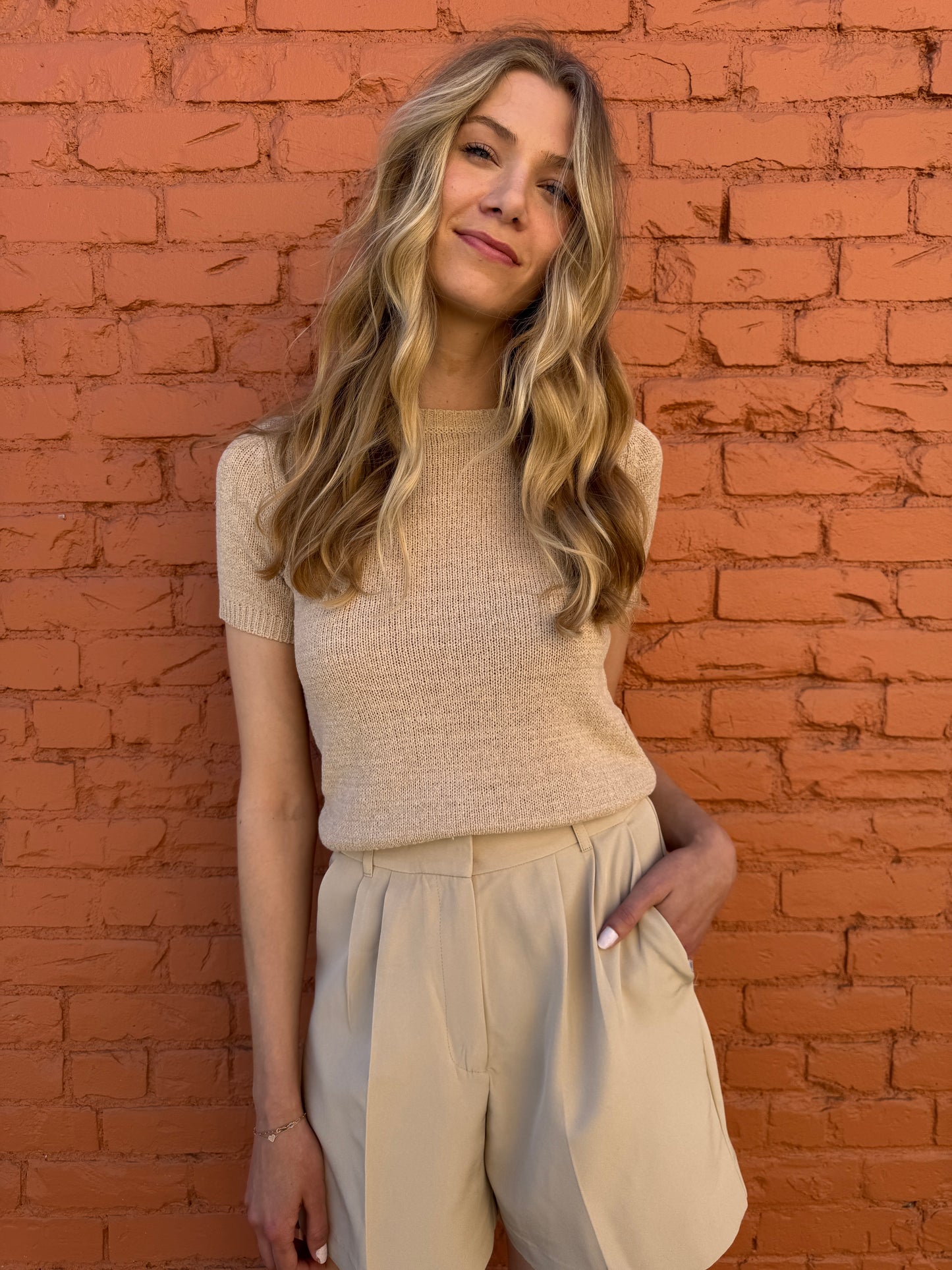 Natalie Crew Neck Top