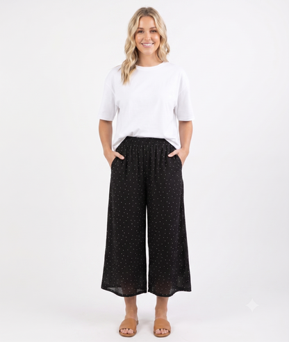The Breezy Coastal Wide-Leg Culotte Pants