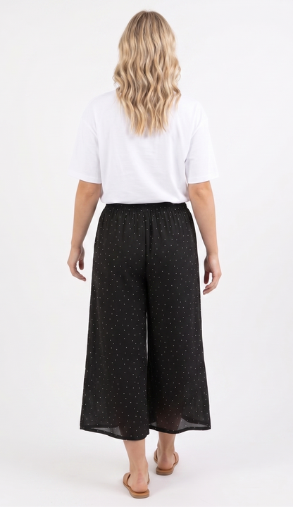 The Breezy Coastal Wide-Leg Culotte Pants