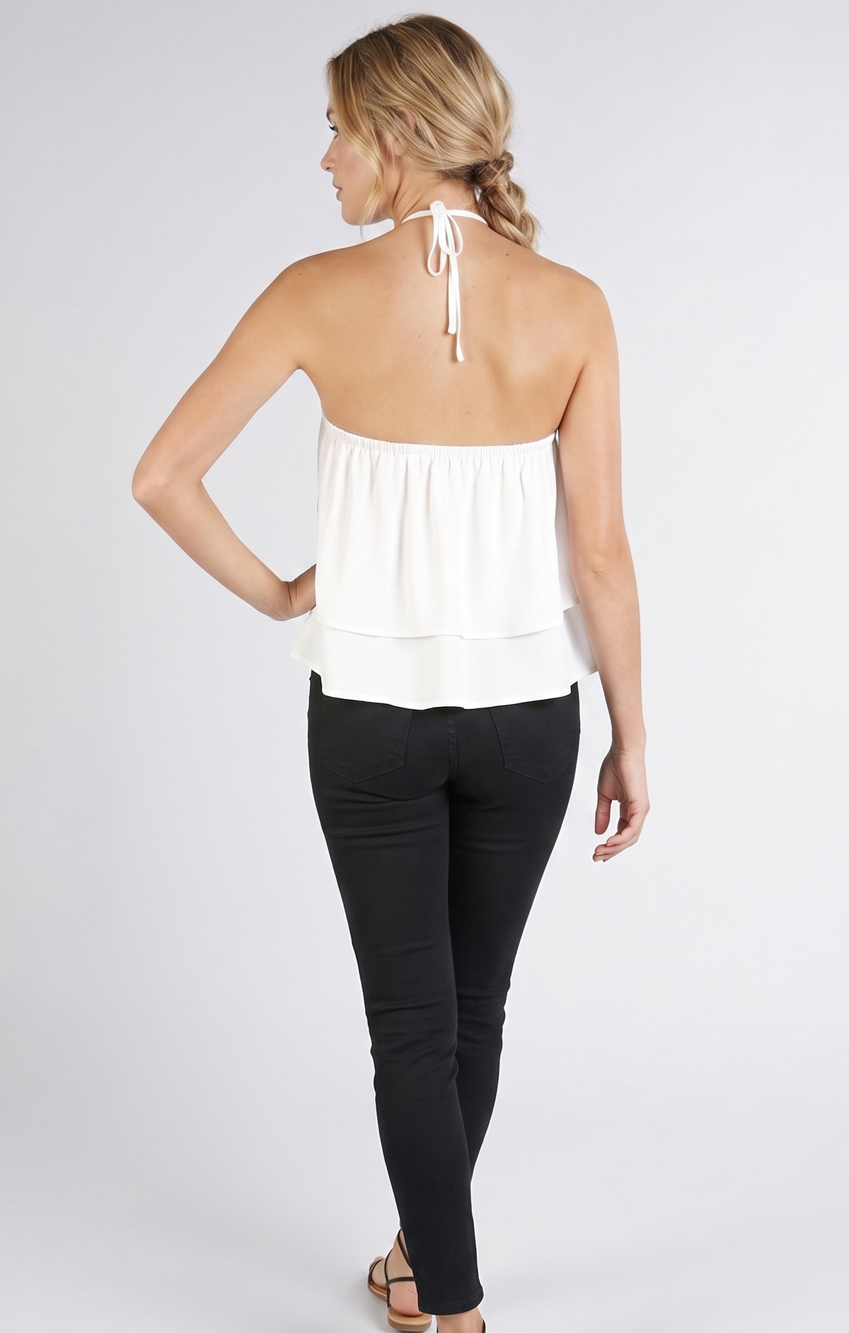 The St. Tropez Tiered  Halter Cami