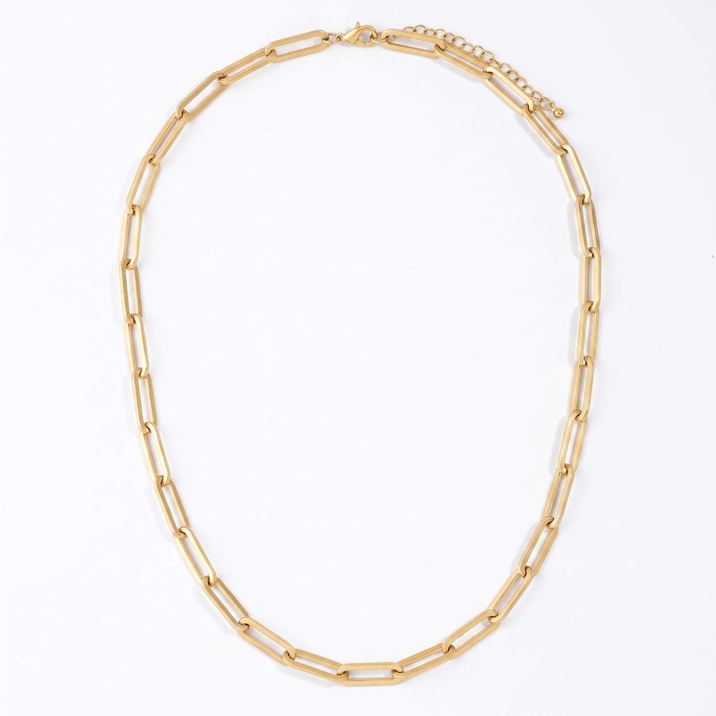 The St. Tropez 14k Gold-Plated Paperclip Chain Necklace