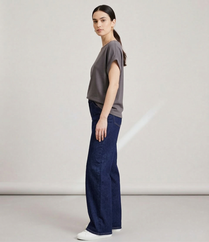 Cuff Sleeve round neck