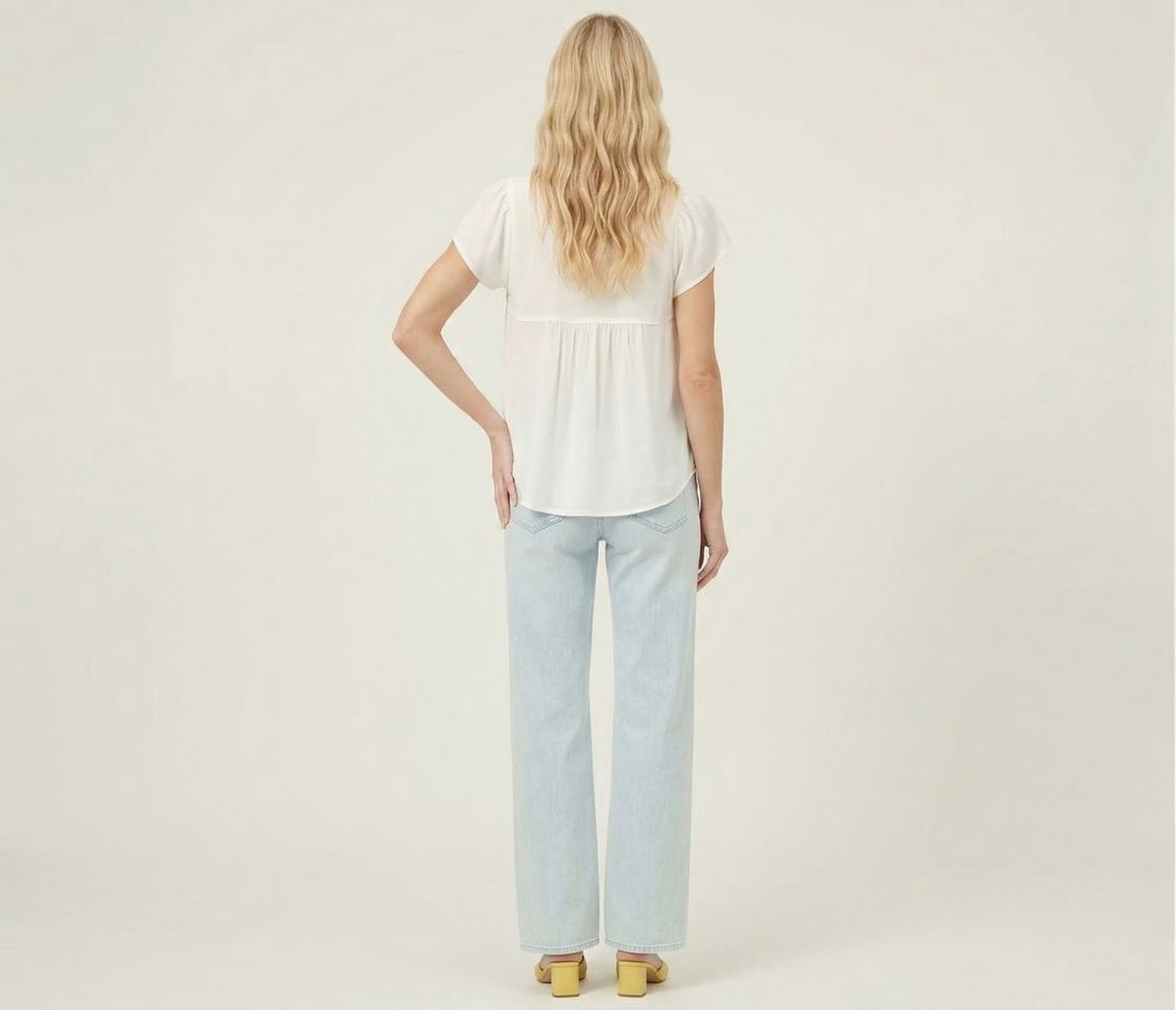 Flutter Cap Basic V-Neck ADA