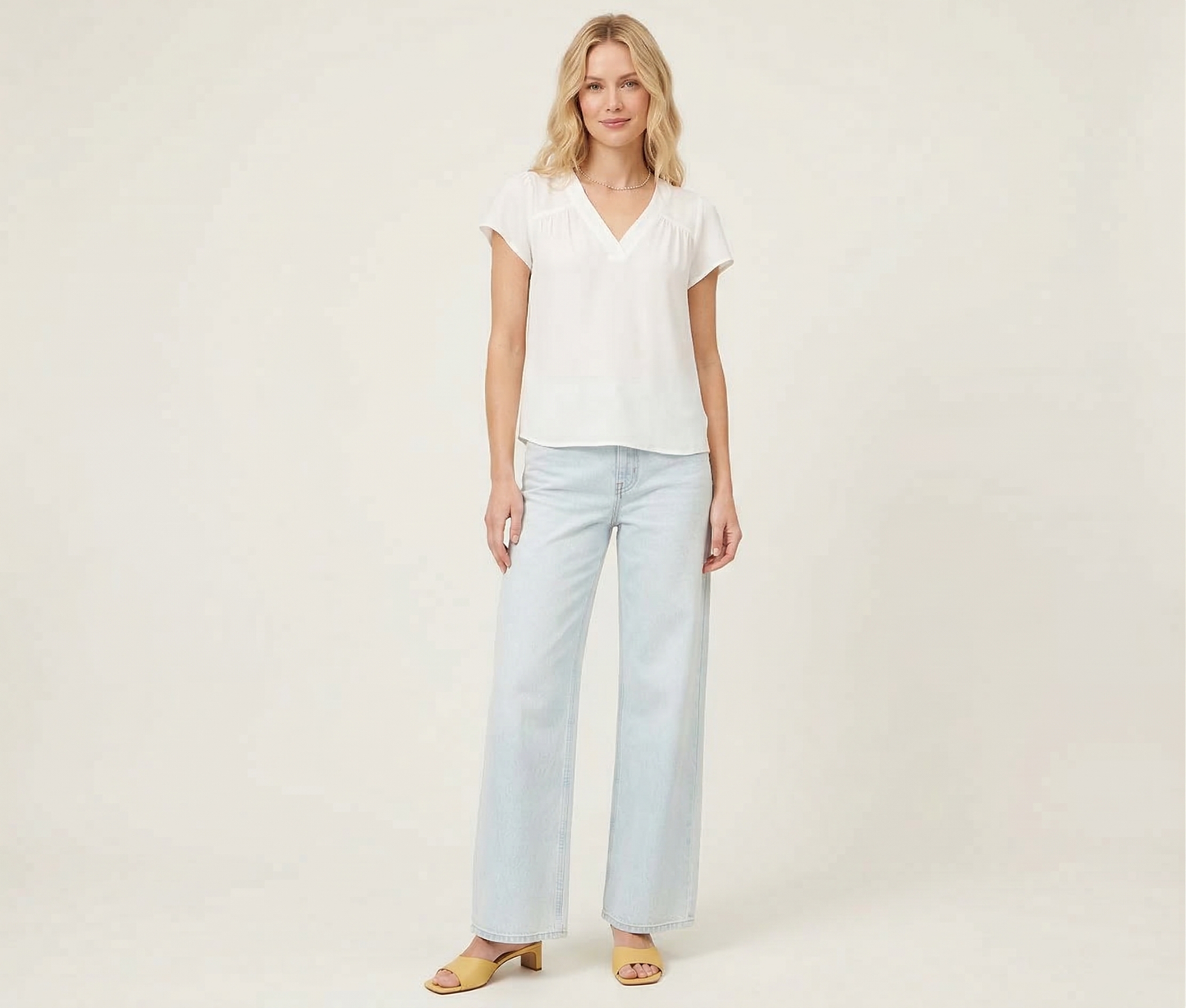 Flutter Cap Basic V-Neck ADA