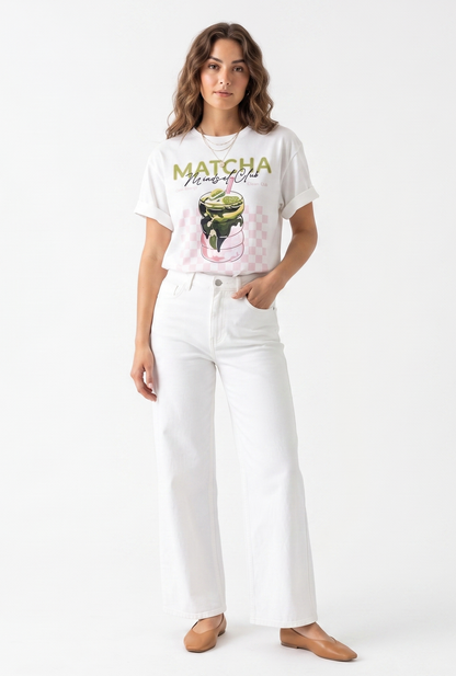 The Matcha Mindset Club Aesthetic Graphic Tee
