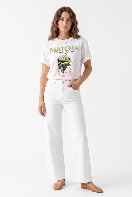 The Matcha Mindset Club Aesthetic Graphic Tee