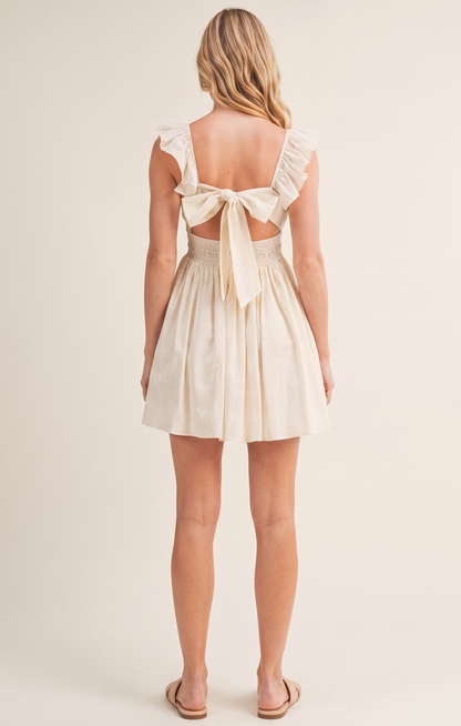 The Seraphina Ruffle Smocked Mini Dress